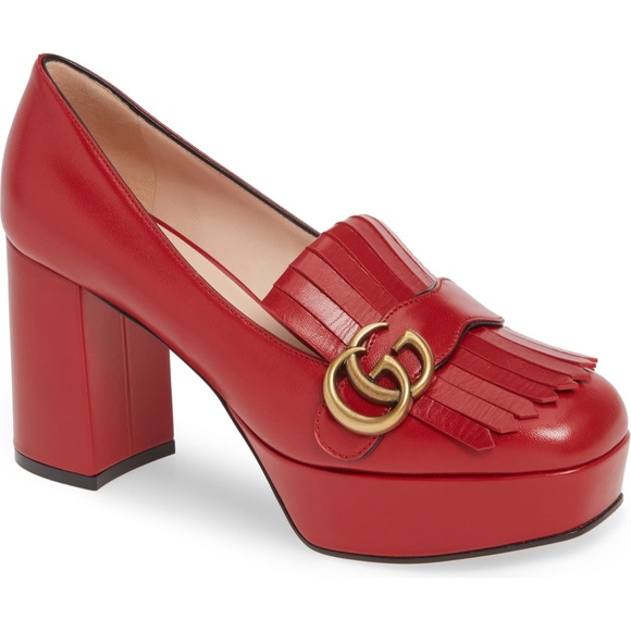 Gucci Shoes - Gucci Kiltie Fringe Platform Pump 7